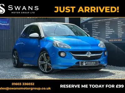 Used Vauxhall Adam S 2017 Blue Hatchback