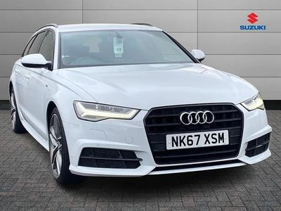 Used Audi A6 Black Edition 187 HP (137 kW) 2017 White Estate