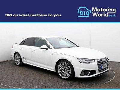 used Audi A4 4 2.0 TDI 40 S line Saloon 4dr Diesel S Tronic Euro 6 (s/s) (190 ps) Android Auto