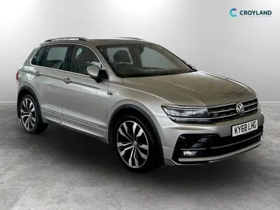 Used VW Tiguan R-line 150 HP (110 kW) 2018 Silver SUV