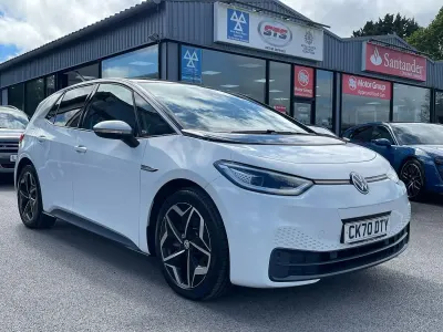 Used VW ID.3 Pro 150 kW (204 HP) 2020 White Hatchback