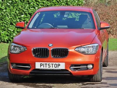 Used BMW 120 Sport Line 184 HP (135 kW) 2013 Orange Hatchback