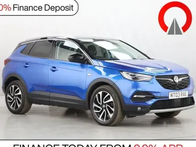 Used Vauxhall Grandland X Elite 130 HP (95 kW) 2018 Blue SUV