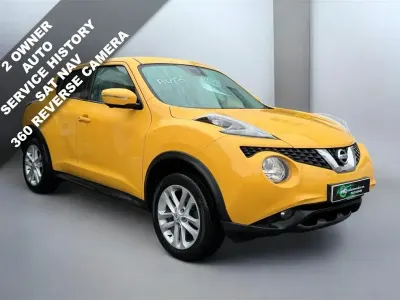 Used Nissan Juke N-Connecta 117 HP (86 kW) 2016 Yellow SUV