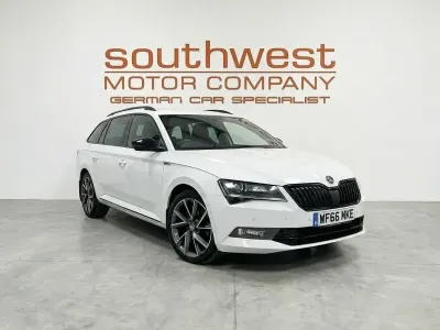 Gebraucht Skoda Superb SportLine 190 PS (139 kW) 2016 Weiß Kombi