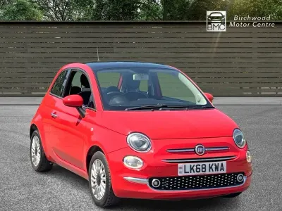 Used Fiat 500 Lounge 69 HP (50 kW) 2018 Pink Hatchback