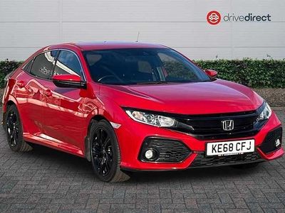 Red Used 2019 Honda Civic SR Hatchback | £12,905 (Fair price)