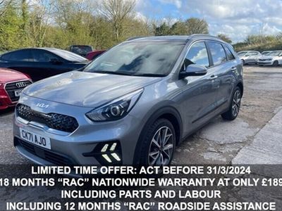 used Kia Niro SUV (2021/71)3 1.6 GDi 1.56kWh lithium-ion 139bhp DCT auto Self-Charging Hybrid 5d