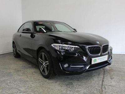 Used BMW 218 Sport Line 2016 Black Coupe