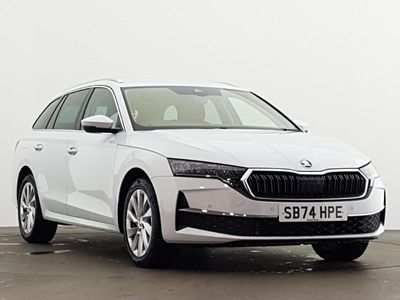 White Used 2024 Skoda Octavia SE L Estate | £24,998 (Expensive)