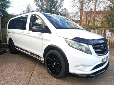 Begagnad Mercedes Vito 2015 Vit Van