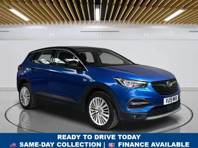 Used Vauxhall Grandland X Sport 130 HP (95 kW) 2019 Blue SUV