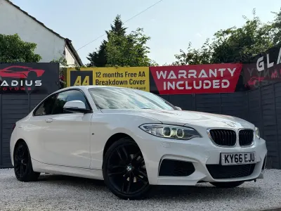 Used BMW 218 M Sport 134 HP (98 kW) 2016 White Coupe