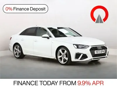 Used Audi A4 S-Line 150 HP (110 kW) 2023 White Sedan