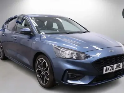 Begagnad Ford Focus ST-Line X 125 HK (91 kW) 2020 Blå Halvkombi