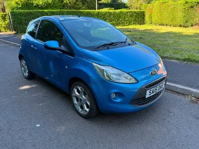 Used Ford Ka Zetec 69 HP (50 kW) 2015 Blue Hatchback