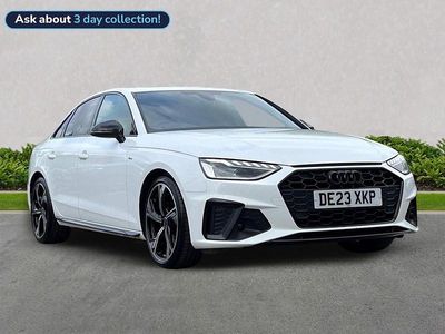 Used Audi A4 Black Edition 163 HP (119 kW) 2023 White Sedan