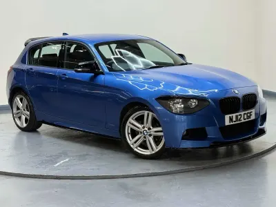 Begagnad BMW 116 M Sport 2012 Blå Halvkombi