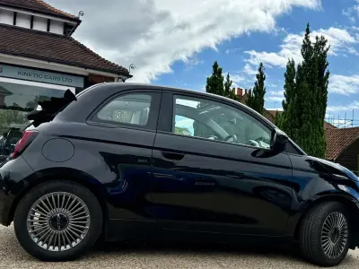 Used Fiat 500e Icon 86 kW (118 HP) 2021 Black Cabriolet