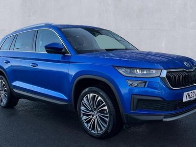Race blue metallic Used 2023 Skoda Kodiaq SE L Executive SUV | £24,450 (Fair price)
