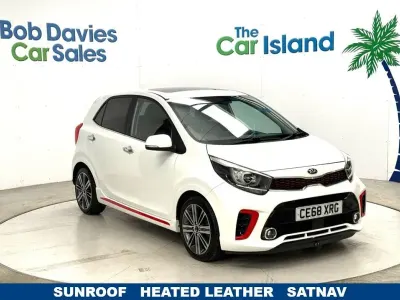 Used Kia Picanto GT-Line S 83 HP (61 kW) 2018 White Hatchback