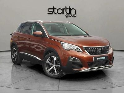 Yellow Used 2017 Peugeot 3008 Allure SUV | £10,750 (Fair price)