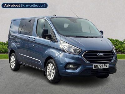 Used Ford Transit Custom Limited 170 HP (125 kW) 2022 Blue Van