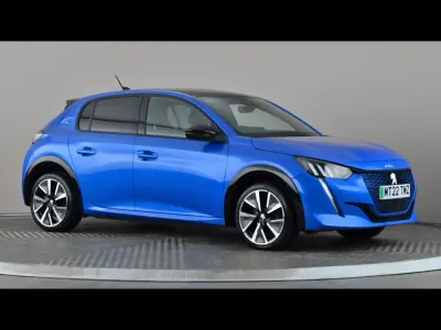 Used Peugeot e-208 Premium 100 kW (136 HP) 2022 Blue Hatchback