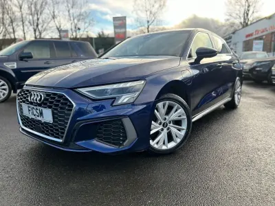 Used Audi A3 Sportback S-Line 2021 Blue Hatchback