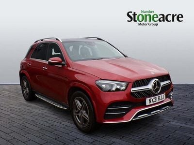 Used Mercedes GLE350 AMG line 320 HP (235 kW) 2021 Red Estate
