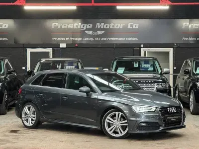 Used Audi A3 S-Line 184 HP (135 kW) 2014 Grey Hatchback