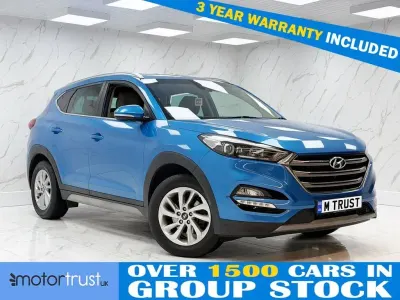 Used Hyundai Tucson Premium 116 HP (85 kW) 2017 Blue SUV