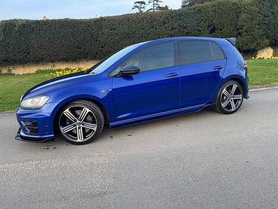 Used VW Golf VII R 2014 Blue Hatchback
