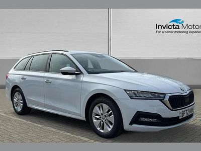 Used Skoda Octavia SE Technology 110 HP (80 kW) 2022 White Estate