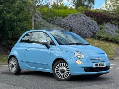 Używany Fiat 500 Lounge 69 KM (50 kW) 2013 Niebieski Hatchback