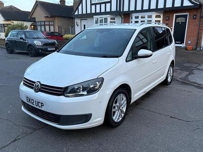 Used VW Touran SE 105 HP (77 kW) 2012 White MPV