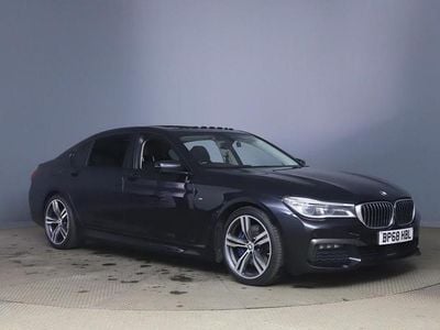 Black Used 2018 BMW 740L M Sport Sedan | £17,950 (A bit pricey)