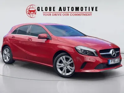Used Mercedes A200 Premium 136 HP (100 kW) 2016 Red Hatchback