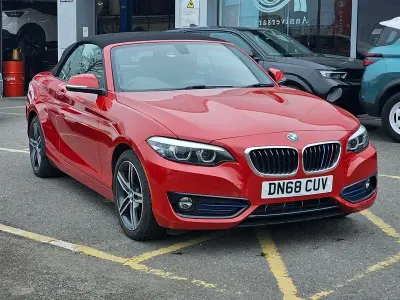 Usado BMW 220 Sport Line 190 CV (139 kW) 2018 Rojo Descapotable
