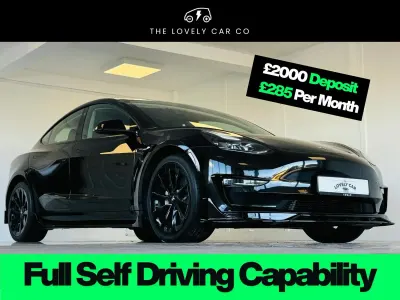Used Tesla Model 3 Long Range AWD 366 kW (498 HP) 2021 Black Sedan