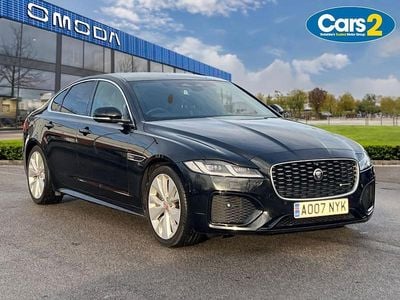 Black Used 2021 Jaguar XF R-Dynamic Sedan | £25,490
