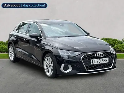 Used Audi A3 Sport 110 HP (80 kW) 2020 Black Sedan
