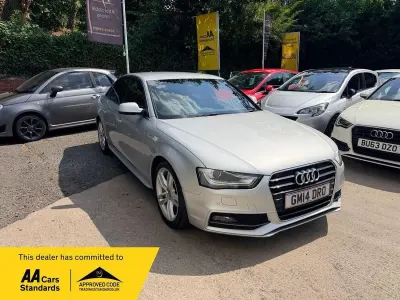 Used Audi A4 S-Line 150 HP (110 kW) 2014 Silver Sedan
