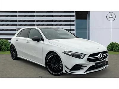 White Used 2022 Mercedes A35 AMG Premium Plus Hatchback | £29,163 (Fair price)