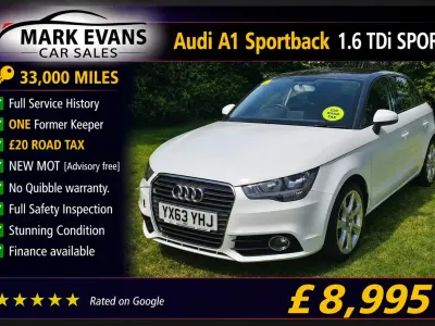 Used Audi A1 Sport 2013 White Hatchback