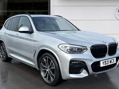Used BMW X3 M Sport 181 HP (133 kW) 2021 Silver SUV