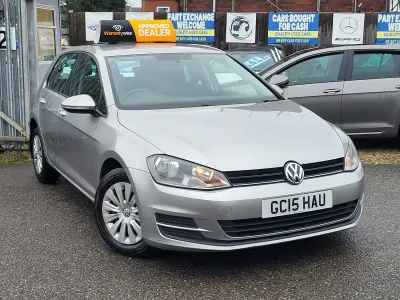 Used VW Golf VII S 105 HP (77 kW) 2015 Silver Hatchback