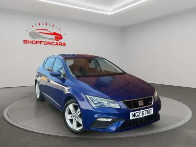Used Seat Leon FR 190 HP (139 kW) 2019 Blue Hatchback