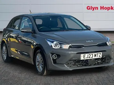 Used Kia Rio 101 HP (74 kW) 2022 Grey Hatchback