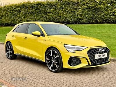 Used Audi A3 S-Line 2021 Yellow Hatchback